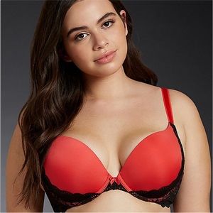 Torrid Lace Detail Push-up Plunge Bra